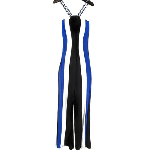 Black blue white - black-blue-white, jumpsuit